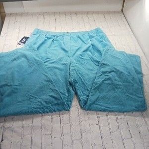 NEW Woman Within Womens Plus SZ 32T Tall Teal Corduroy Pants NWT